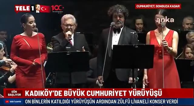 Tele1 - Kadıköy'de Büyük Cumhuriyet Yürüyüşü