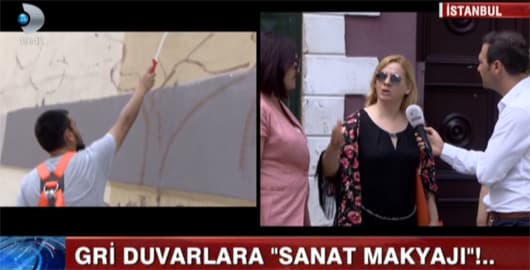 Kadıköy'de Gri Duvalar Sanatla Boyanıyor. KanalD