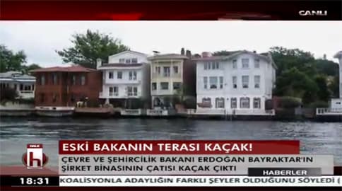 Erdoğan Bayraktar'ın Kaçak Terası- Halk Tv